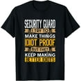 thumbnail image 1 of Security Guard Sarcastic Graphic Funny Officer T-Shirt, 1 of 4