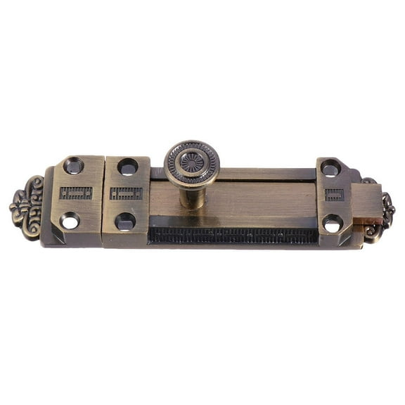 GOOHOCHY Retro Vintage Zinc Alloy Door Lock with Bold Bolt Core for Enhanced Security and Privacy Large