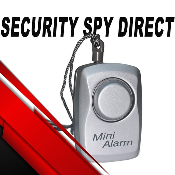 [Security&Spy] SuperMini 3-in-1 Personal, Door & Window Alarm  Loud 95dB, Portable Security System with Ripcord & Sensor