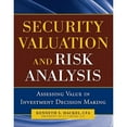 thumbnail image 1 of Pre-Owned Security Valuation and Risk Analysis: Assessing Value in Investment Decision-Making (Hardcover) 0071744355 9780071744355, 1 of 1
