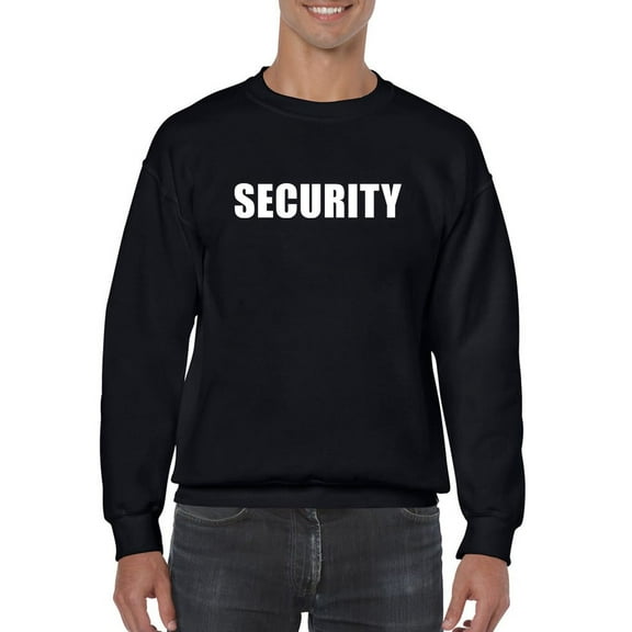 Security Word In White Font Sweatshirt Men -GoatDeals Designs, Male XX-Large