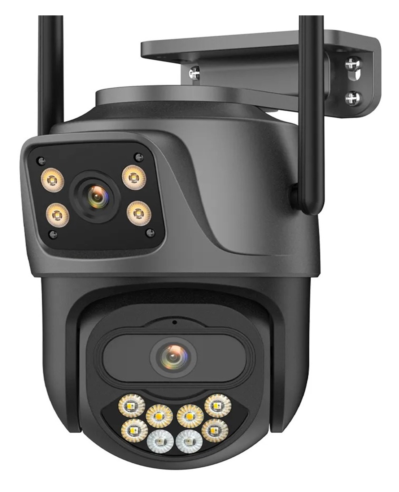 security camera， PTZ Camera Dual Lens 4K 8MP HD Outdoor IP Camera 4MP ...