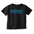 thumbnail image 1 of Security for My Little Brother Toddler Boy Girl T Shirt Infant Toddler Brisco Brands 6M, 1 of 6