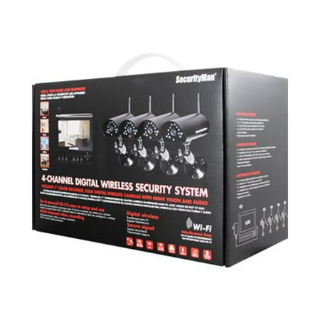 SecurityMan 4-Channel Digital Wireless Security System