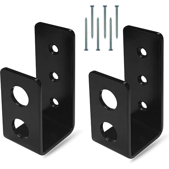 SecurityMan Heavy Duty 2x4 Door Barricade Brackets - 700lbs of Force ...