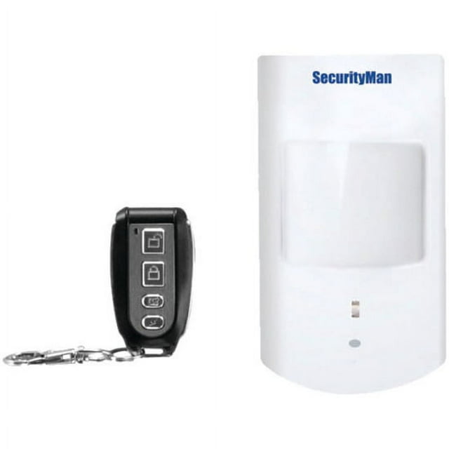 SecurityMan PIR-SD Surveillance Camera, Color, White