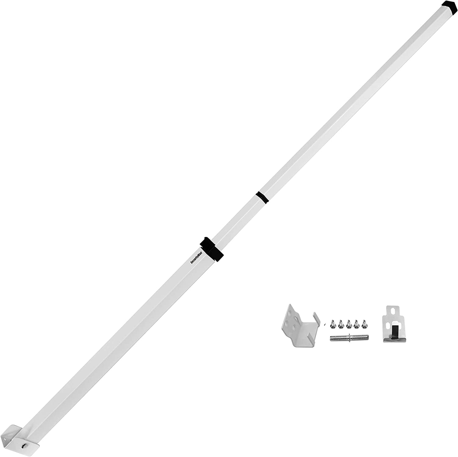 "SecurityMan Heavy Duty Sliding Door Security Bar Adjustable 19""51