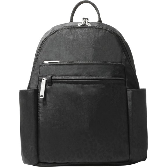 Securtex(R) Anti- Vacation Travel Backpack 10x13" Slash-Resistant Nylon Daypack w/RFID, Black