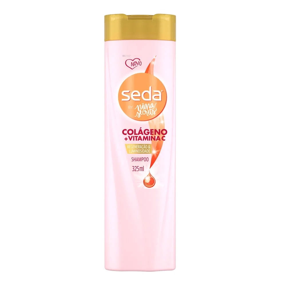 Seda - Linha Colageno e Vitamina C - Shampoo 325 ML - (Collagen and Vitamin C Collection - Shampoo 10.99 Fl Oz)