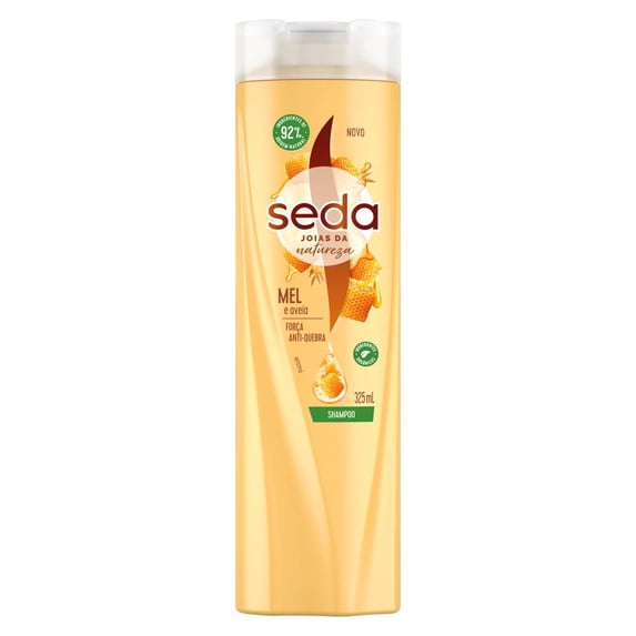 Seda - Linha Mel e Aveia - Shampoo 325 ML - (Honey and Oats Collection - Shampoo 10.99 Fl Oz)