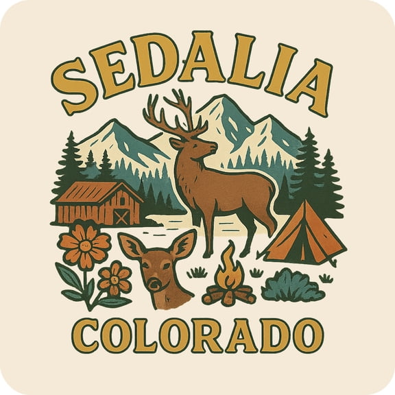 Sedalia Colorado Keepsakes Souvenir Vinyl Sticker – Destination Travel Keepsake Collectible (4-Inches Wide)