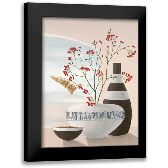 Sedalia, David 12x14 Black Modern Framed Museum Art Print Titled - Rowan Berries II