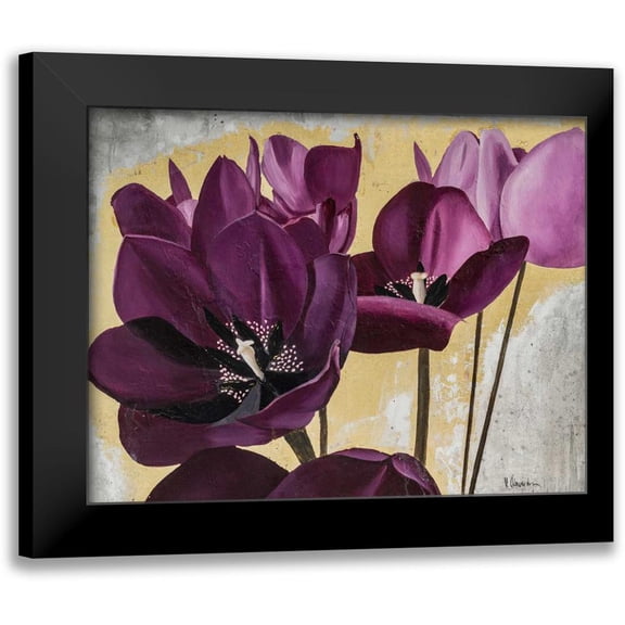 Sedalia, David 14x12 Black Modern Framed Museum Art Print Titled - Flowers III