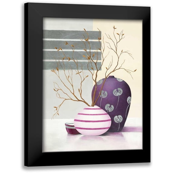Sedalia, David 15x18 Black Modern Framed Museum Art Print Titled - Purple Temptation I