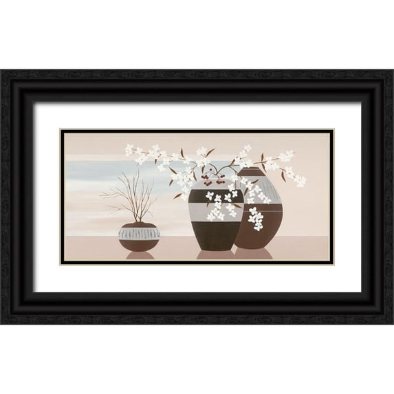 Sedalia, David 24x14 Black Ornate Wood Framed with Double Matting Museum Art Print Titled - VIew From A Window II