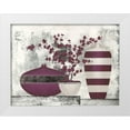 thumbnail image 1 of Sedalia, David 32x25 White Modern Wood Framed Museum Art Print Titled - VIolet And Silver, 1 of 4