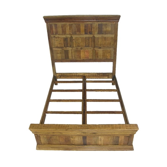 Sedalia Solid Wood Queen Bed in Natural