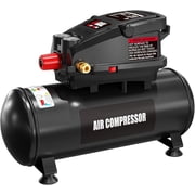 Sedeke Portable Air compressor, 4Gallon Oil Free Air Compressor Tank, 0.5HP Motor, Max 110PSI, 0.6SCFM@90 PSI,1.0SCFM@40PSl Garage Air Compressor for Car Repair, Spray Painting, Woodwork Nailing