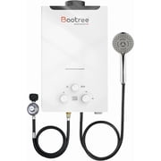 Sedeke Tankless Water Heater Propane, 3.66 GPM RV Water Heater with Digital Display,14L Portable Instant Hot Gas Water Heater with Overheating Protection for Indoor and Camping,85300 BTU