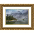 thumbnail image 1 of Sederquist, Betty 32x23 Gold Ornate Wood Framed with Double Matting Museum Art Print Titled - Usa-Alaska Endicott Arm, 1 of 4