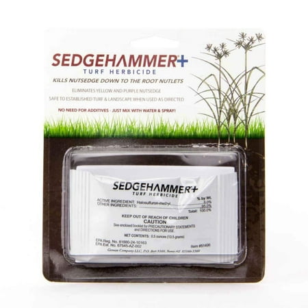 Sedgehammer Plus Turf Herbicide, 13.5g with Halosulfuron-methyl Formula