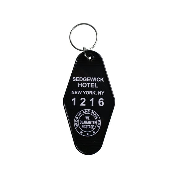 Sedgewick Hotel New York NYC Room # 1216 Ghostbusters Movie Inspired Key Tag Chain