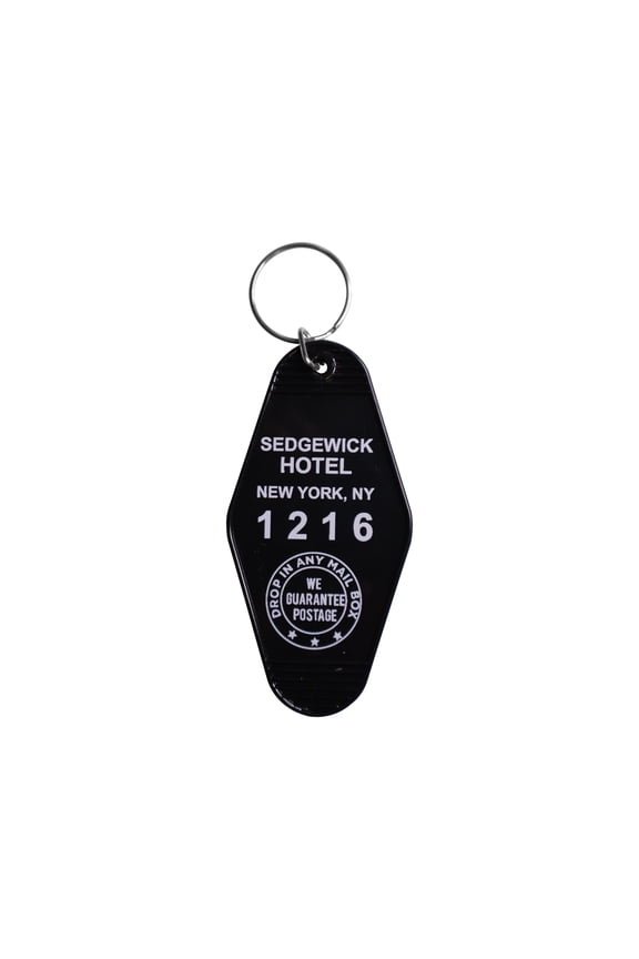 Sedgewick Hotel New York NYC Room # 1216 Ghostbusters Movie Inspired Key Tag Chain
