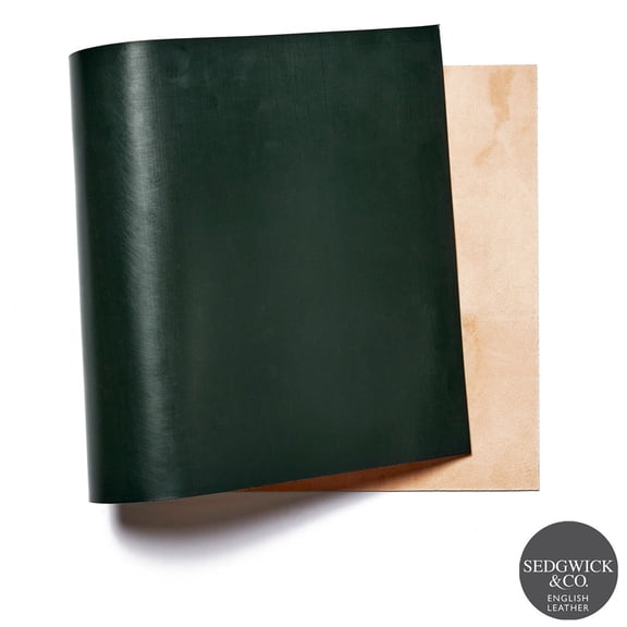 Sedgwick English Bridle Leather, Panel, Green