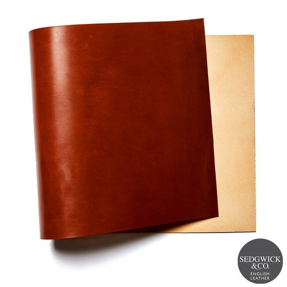 Sedgwick English Bridle Leather, Panel, Hazel