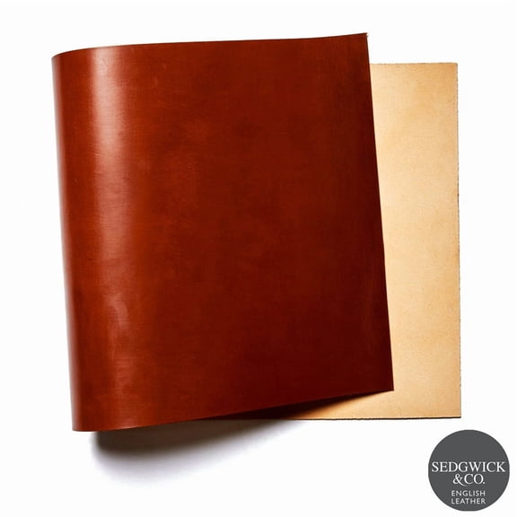 Sedgwick English Bridle Leather, Panel, Hazel