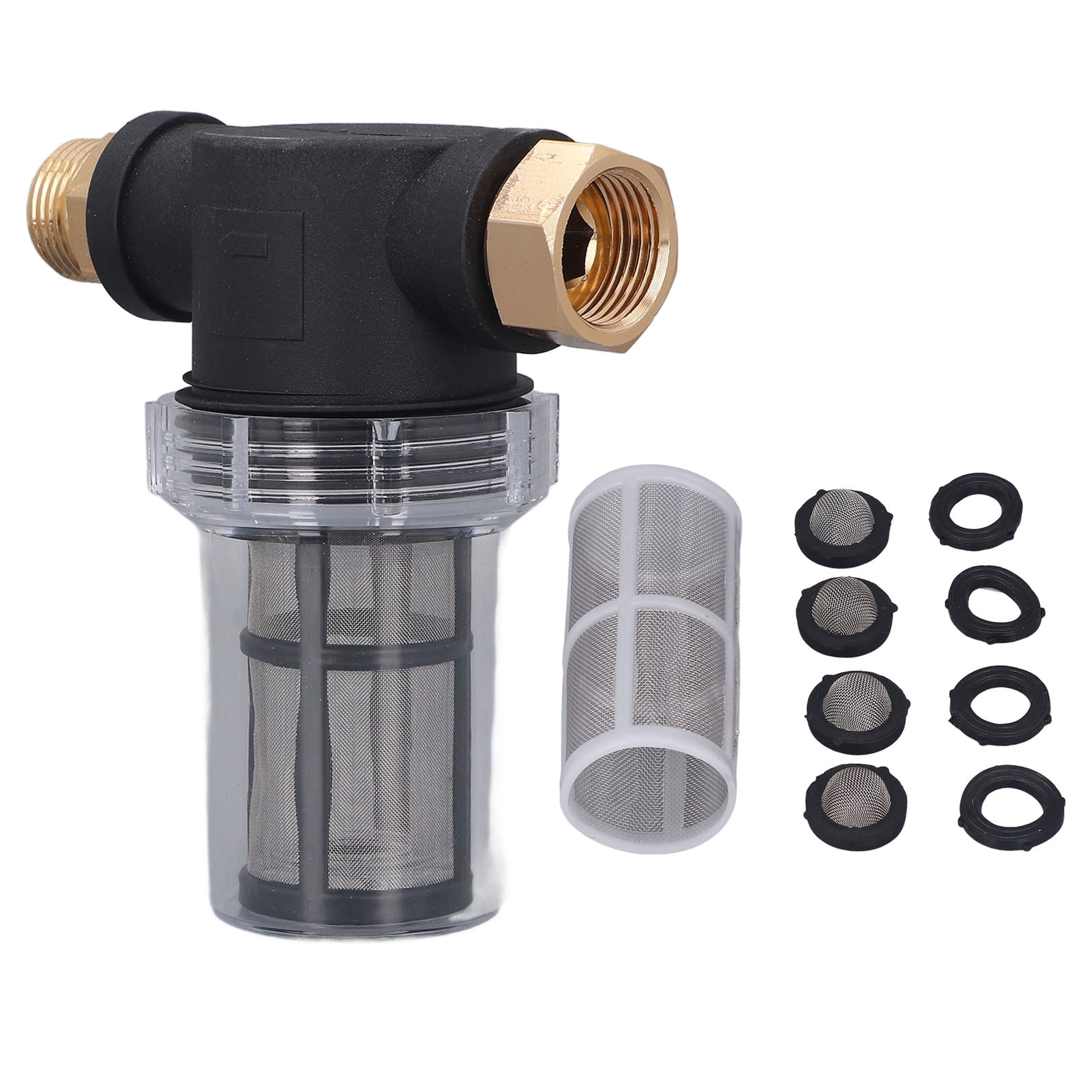 Semiment Filter Thread Sediment Pre Filter, 3/4 Inch Thread Avoiding Blocking Garden Hose ...