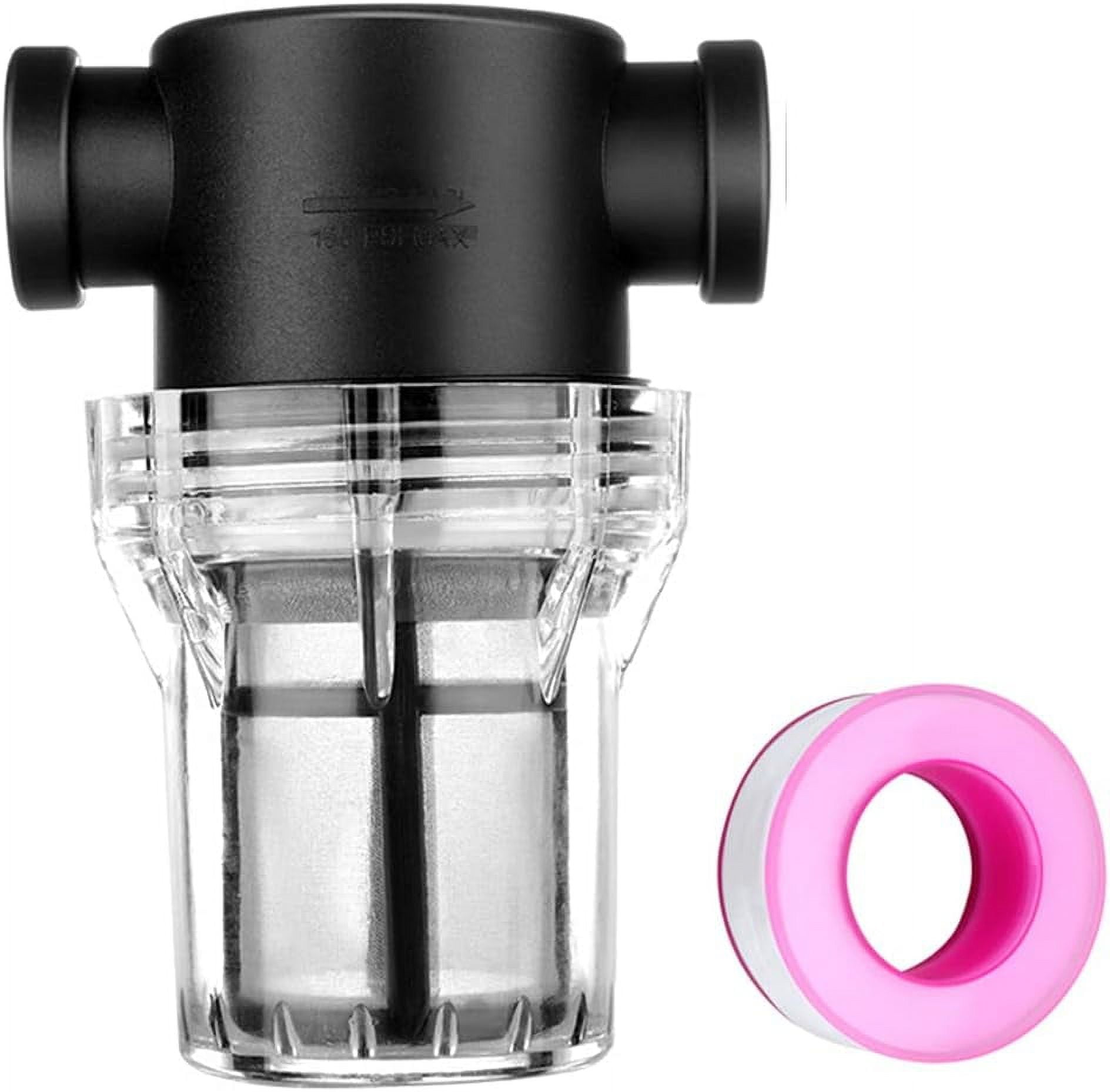 Sediment Water Filter Strainer Attachment 1/2" 80Mesh Inline Filter for