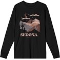 thumbnail image 1 of Sedona Arizona Adult Black Crew Neck Long Sleeve Tee-XL, 1 of 3