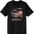 thumbnail image 1 of Sedona Arizona Men's Black Crew Neck Short Sleeve Tee-Medium, 1 of 2