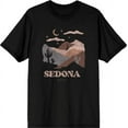 thumbnail image 1 of Sedona Arizona Men's Black Crew Neck Short Sleeve Tee-Small, 1 of 2
