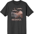 thumbnail image 1 of Sedona Arizona Men's Charcoal Crew Neck Short Sleeve Tee-Large, 1 of 2