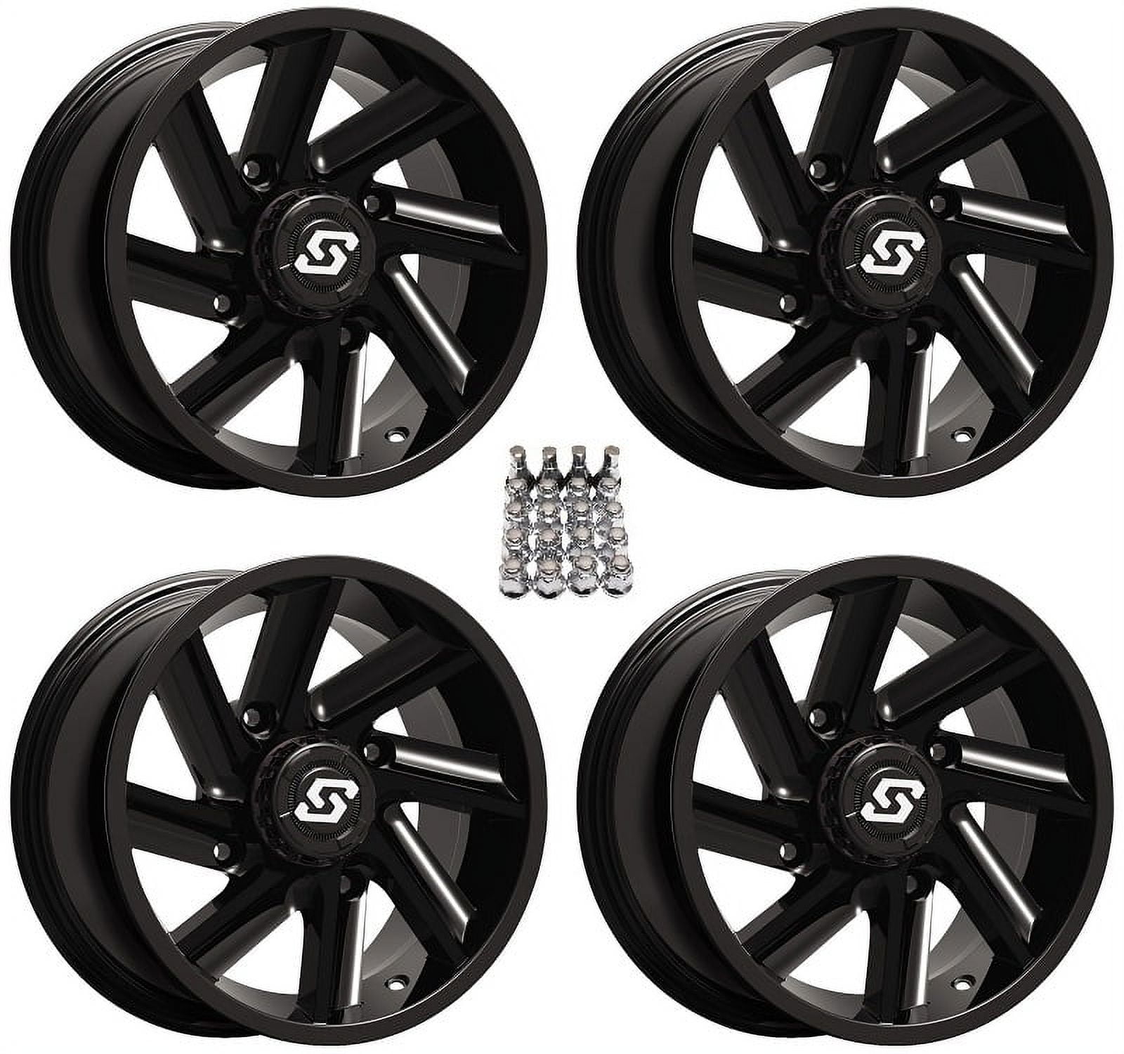 Sedona Chopper ATV Wheels/Rims Black 14
