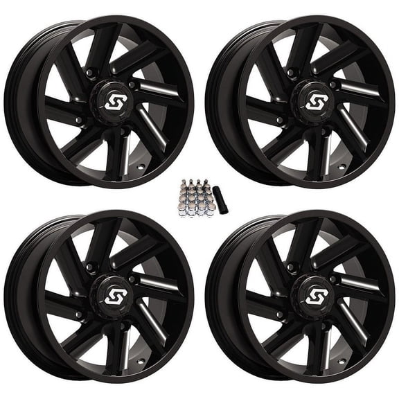 Sedona Chopper UTV Wheels/Rims Black 14" Honda Pioneer