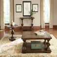 thumbnail image 1 of Sedona Dark Brown 3 Piece Living Room Table Set (1-Cocktail 2-End Tables), 1 of 4