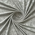 thumbnail image 1 of Sedona Designz 100% Panne Velvet Velour Fabric by The Yard – Soft, Stretchable & Medium-Weight for Apparel, Costumes & Home Décor - Silver, 1 of 12