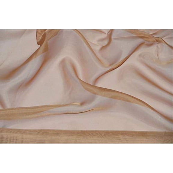 Sedona Designz 120" Wide x 10 Yards Roll - Sheer Voile Chiffon Fabric - Perfect for Draping Panels, Masking, Weddings, Events, Party Decor, Backdrops, Soft and Flowing, Event Decoration