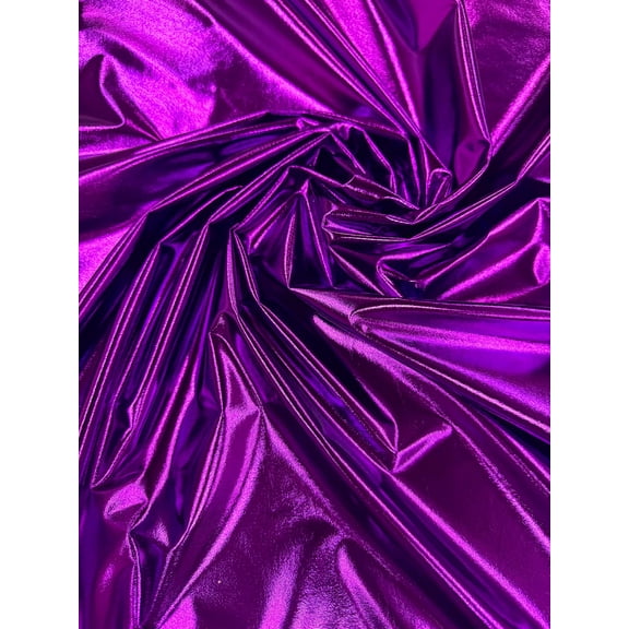 Sedona Designz 58/60" Wide Foil Knit Fabric – 94% Polyester 6% Spandex DTY, All-Over Foil Finish – Soft Stretch Knit for Apparel, Costumes, Dancewear & Crafts