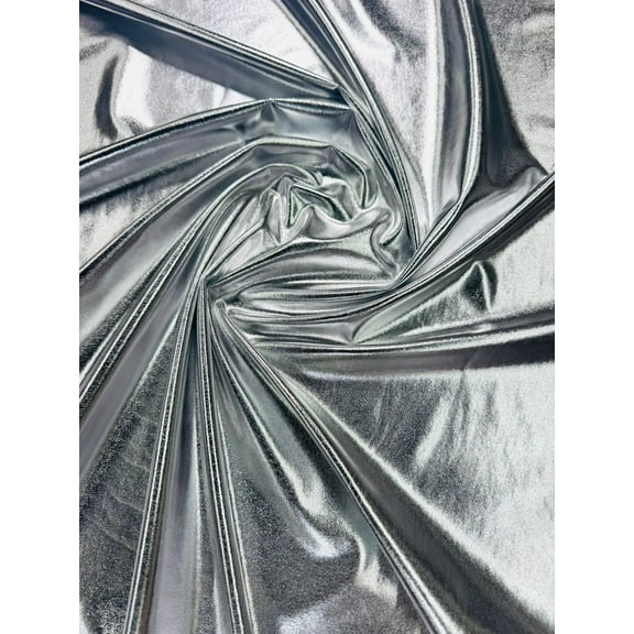 Sedona Designz 58/60" Wide Foil Knit Fabric – 94% Polyester 6% Spandex DTY, All-Over Foil Finish – Soft Stretch Knit for Apparel, Costumes, Dancewear & Crafts