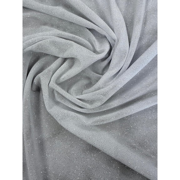 Sedona Designz 58/60" Wide Glitter Power Mesh Fabric – 95% Polyester, 5% Spandex Stretch Mesh with Sparkle Finish for Dancewear, Costumes, Activewear, Stage Outfits, Event Décor & DIY Crafts