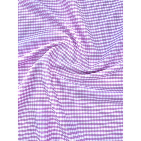 Sedona Designz 60" Wide, 1/8” Gingham Checkered Poplin Shirting Fabric by the Yard – 90% Poplin, 10% Cotton