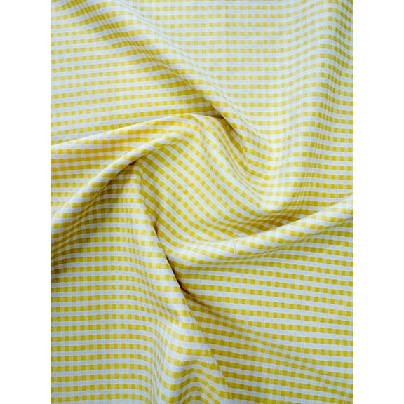 Sedona Designz 60" Wide, 1/8” Gingham Checkered Poplin Shirting Fabric by the Yard – 90% Poplin, 10% Cotton