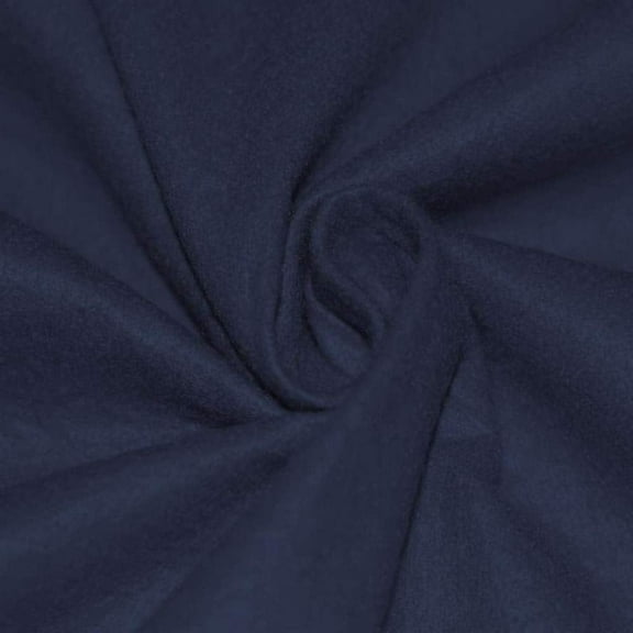 Sedona Designz, 60" Wide Cotton Blend Broadcloth Fabric, By the Yard, Premium, Navy Blue