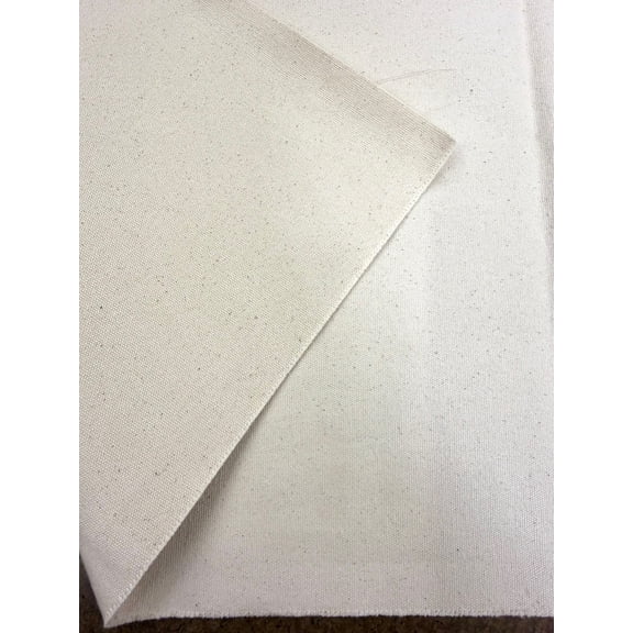 Sedona Designz 60" Wide Cotton Duck Canvas Fabric – Heavyweight 14 oz Durable 100% Cotton for Upholstery, Crafts & Sewing Projects (Natural, 1 Yard)