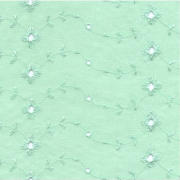 Sedona Designz 60" Wide Poly Cotton Broadcloth All Over Embroidery Eyelet Fabric by The Yard – Soft & Versatile for Apparel, Home Décor & Crafting