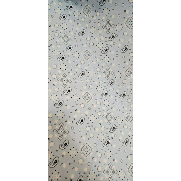 Sedona Designz Bandana Print Poly Cotton Fabric – 58" Wide, Soft & Breathable Material – Durable & Wrinkle-Resistant for Crafts, Apparel & DIY Projects